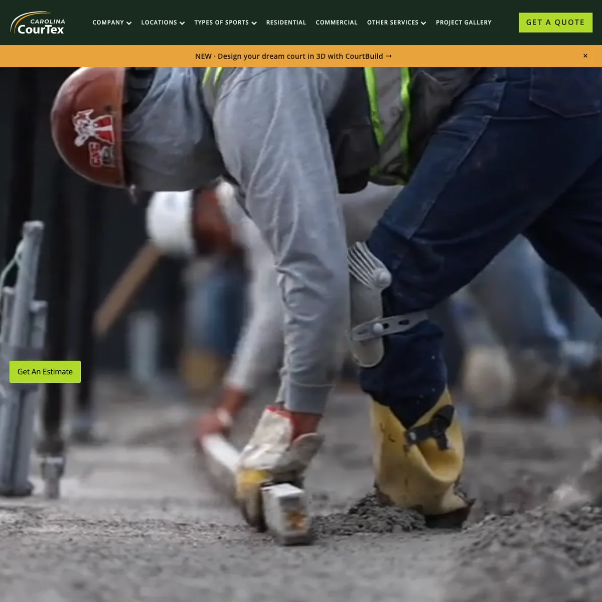 The Carolina CourTex website home page